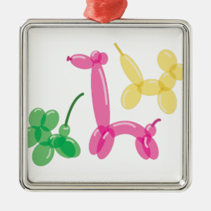 Balloon Animals Metal Tree Decoration