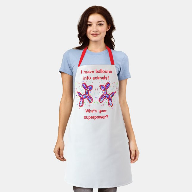 Balloon Animals Superpower Twister Apron (Worn)
