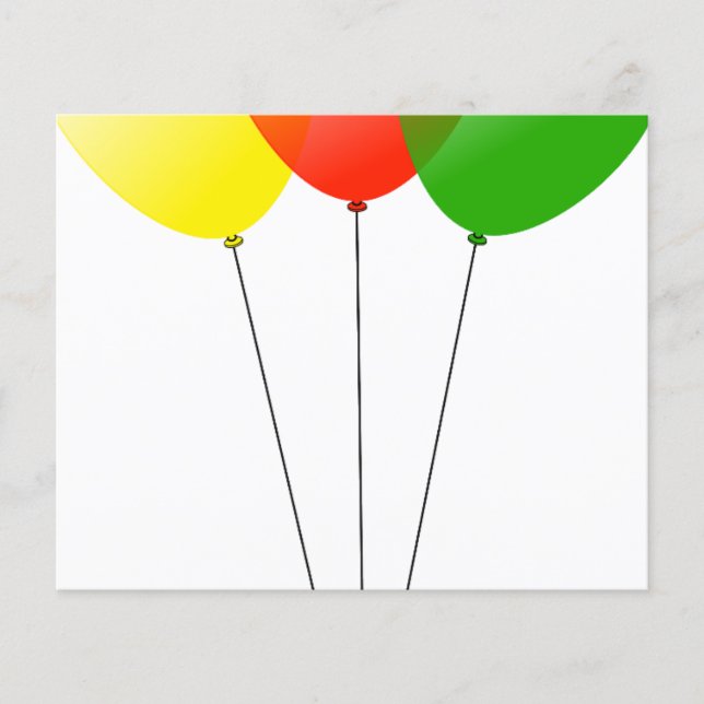 Balloon balloons custom personalise Anniversaries (Front)
