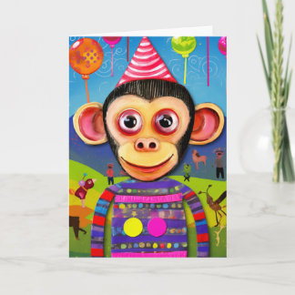 Balloon Bash Bonanza: Cute Kids Birthday Card