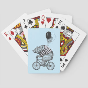 Balloon Bear Playing Cards