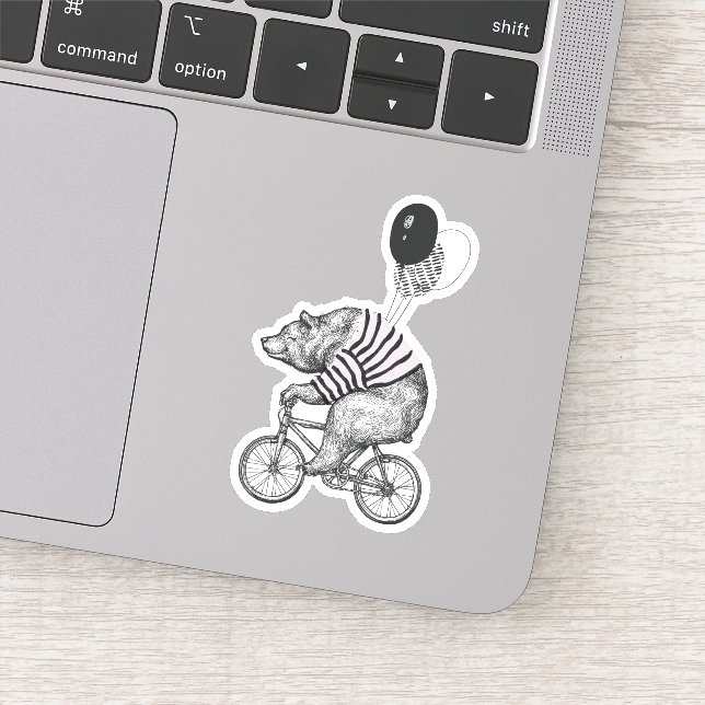 Balloon Bicycle Bear (Detail)