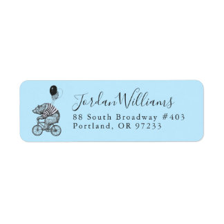 Balloon Bicycle Bear | Add Your Name