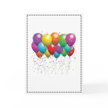 BALLOON BIRTHDAY CARD CUSTOMIZE