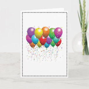 BALLOON BIRTHDAY CARD CUSTOMIZE
