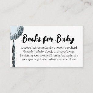 Balloon Books For Baby Enclosure Card