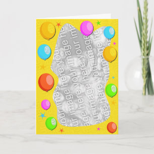balloon border card