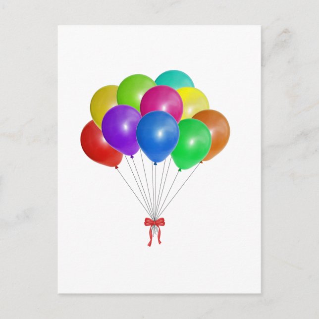 Balloon Bouquet Postcard (Front)