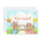 balloon bunny birthday invitation