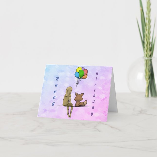 balloon card (Front)