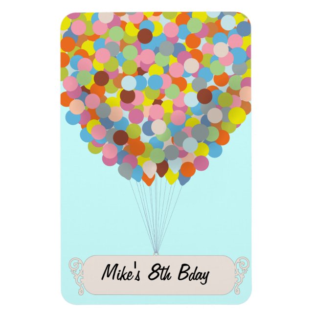 Balloon Celebration Magnet (Vertical)