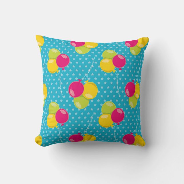 Balloon Celebration Pattern Cushion (Front)