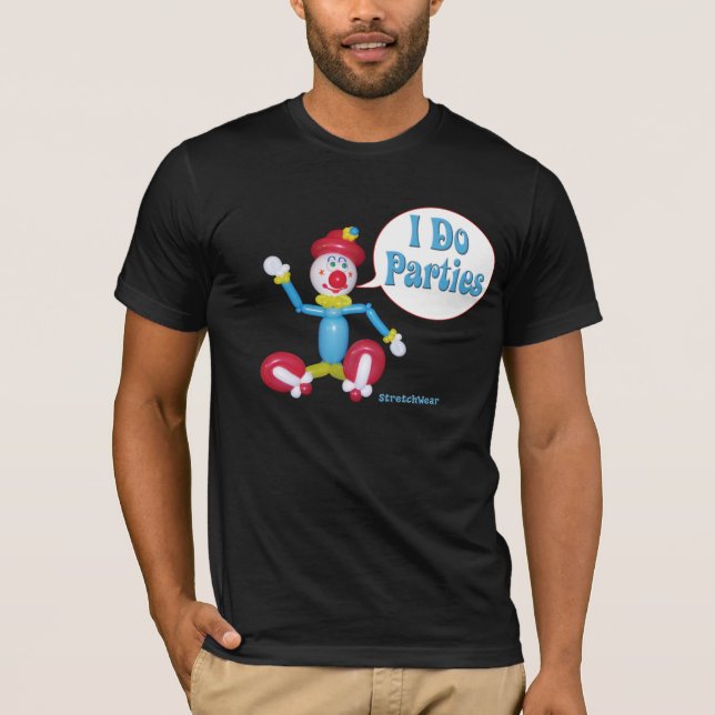 Balloon Clown - I Do Parties T-Shirt (Front)