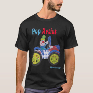Balloon Clown in Car saying Balloon Pop Artist T-Shirt