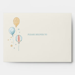 Balloon Daydream Personalised Envelope