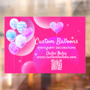Balloon decoration qr code Event manager