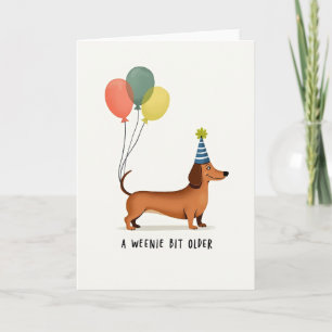Balloon Dog Birthday Card