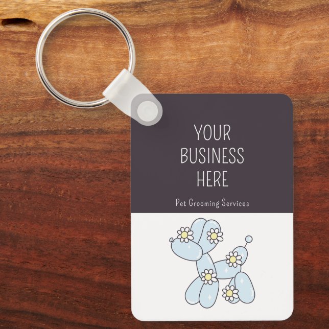Balloon dog merch key ring (Front)
