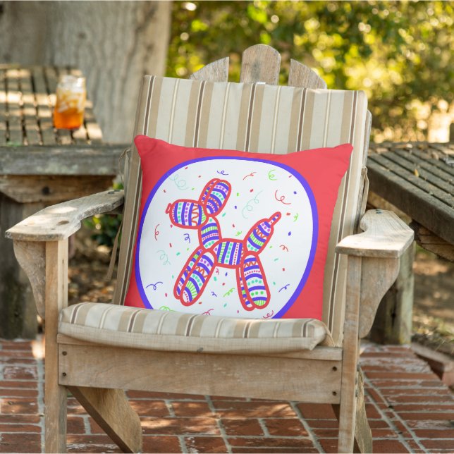 Balloon Dog Party Cushion (Chair)