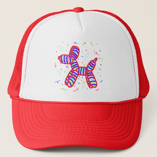 Balloon Dog Party Trucker Hat (Front)