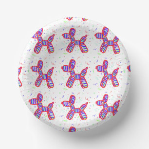 Balloon Dogs Party Paper Plate