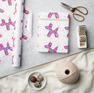 Balloon Dogs Party  Wrapping Paper