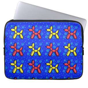 Balloon Dogs with Polka Dots/Swirls Laptop Sleeve
