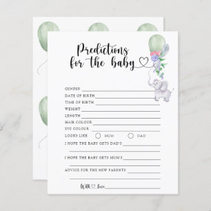 Balloon & Elephant - baby predictions and advice