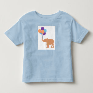 Balloon Elephant Toddler T-Shirt
