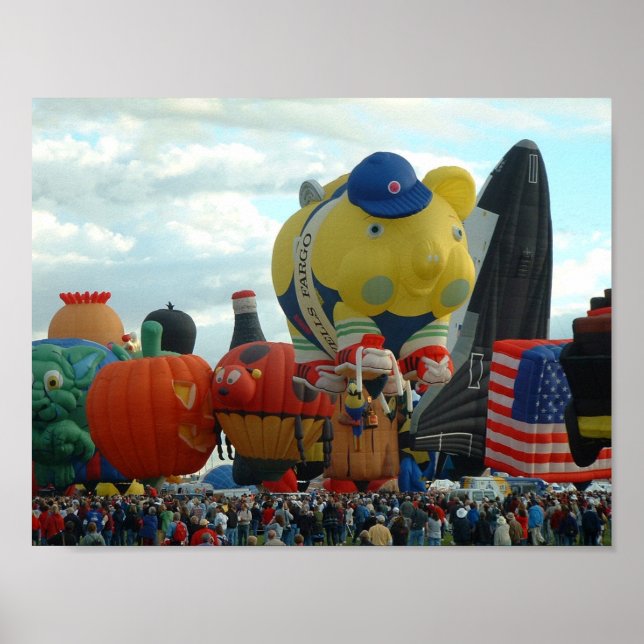 Balloon Fiesta Albuquerque Special Shapes Poster (Front)
