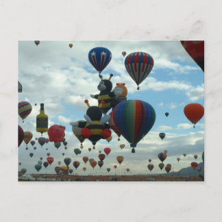Balloon fiesta postcard