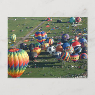 Balloon fiesta postcard