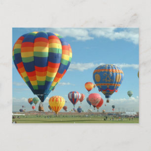 Balloon fiesta postcard