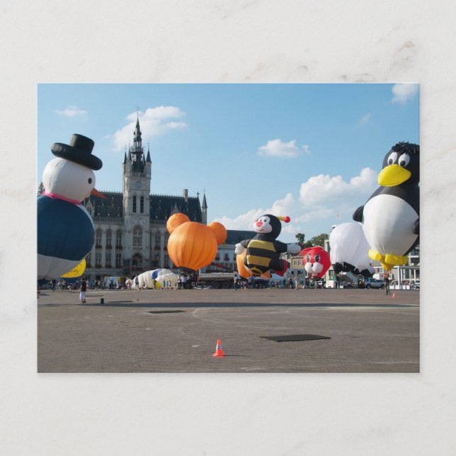 Balloon fiesta views postcard (Front)