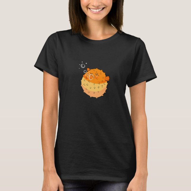 Balloon Fish Blowfish Puffer Fish T-Shirt (Front)