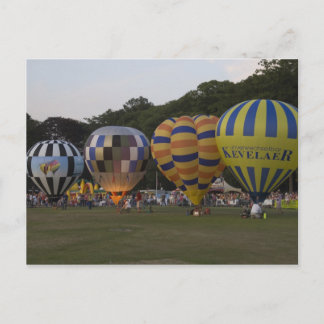 Balloon Four in a row Postcard