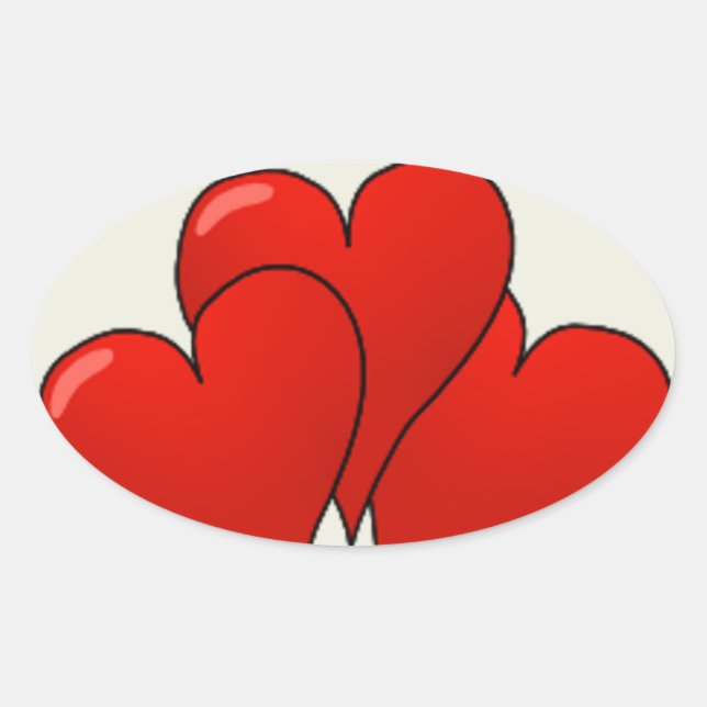Balloon Hearts - Sticker (Front)