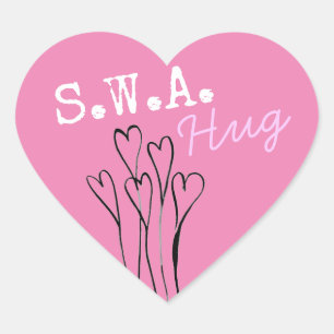 Balloon Hearts SWA-Hug Special Mail Labels (20)