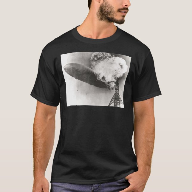 Balloon Hindenburg poster Premium Scoop T-Shirt (Front)