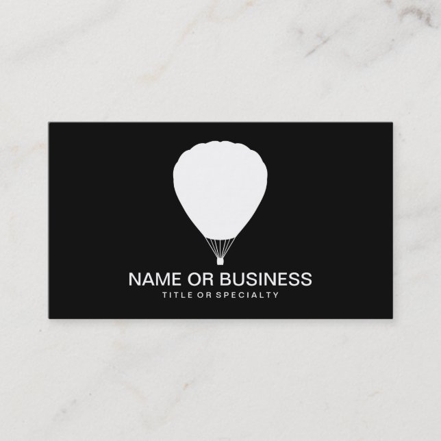balloon icon business card (Front)
