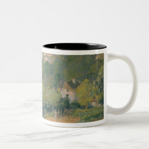 Balloon Landing at Pre St-Gervais, c.1885 Two-Tone Coffee Mug