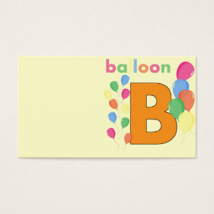 Balloon Letter B
