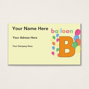 Balloon Letter B