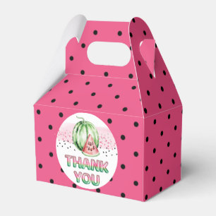 Balloon Letters Melon Party Thank you Favour Box
