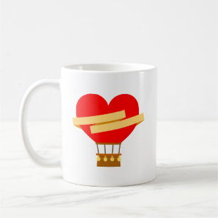 Balloon Love Heart Coffee Mug