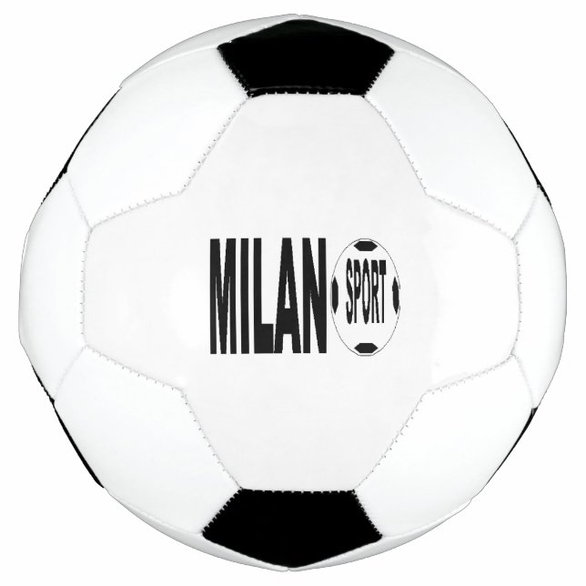 Balloon of foot   MILANO ITALY SPORT Soccer Ball (Front)