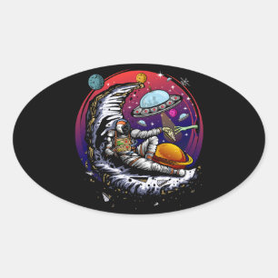 Balloon Oval Sticker