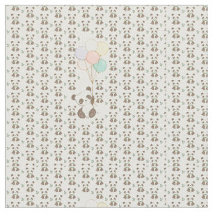 Balloon Panda Fabric