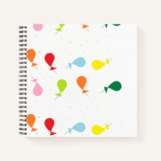 Balloon party notebook (Front)