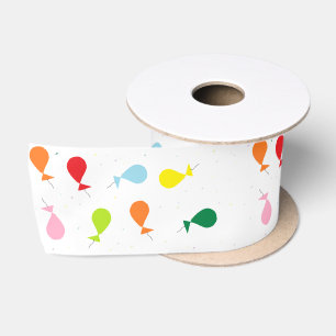 Balloon party satin ribbon